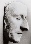 Thomas Pakenham His death mask in his alma mater USA oil painting artist